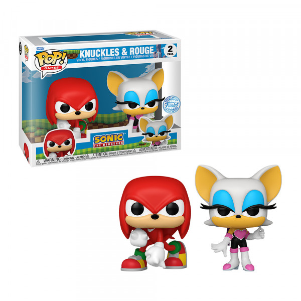 Funko POP! 2 Pack Sonic the Hedgehog: Knuckles and Rouge